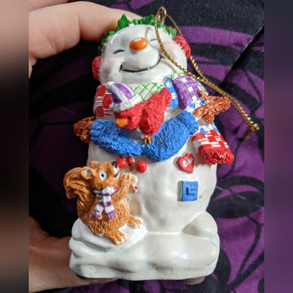 Snowman Ornament in a Tin - Picture 3 of 12